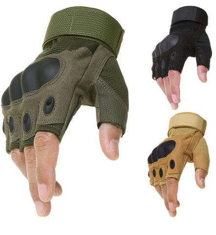 Knuckle Half Finger Tactical Gloves